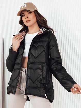 Dámská prošívaná bunda v černé barvě Olmo