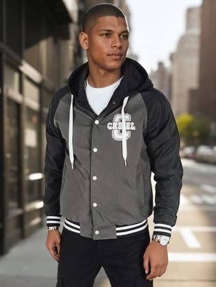 Jedinečná oboustranná bomber pánská bunda