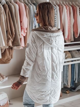 Oboustranná dámská béžová parka Beget