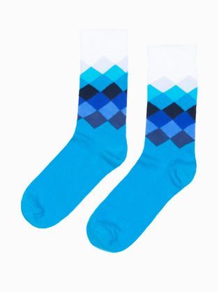 Vzdušné tmavě modré pánské ponožky