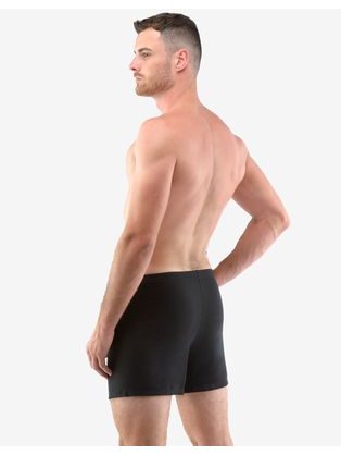 Tmavě šedé pohodlné boxerky Bamboo Pure Line