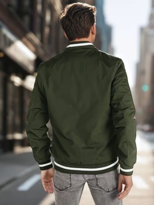 Trendy přechodná vínová bunda V2 OM-JANP-0138