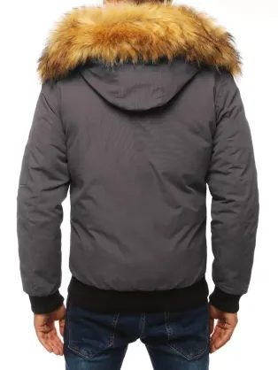 Atraktivní khaki parka na zimu C554