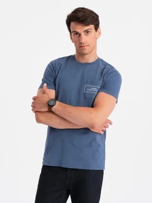 Indigo triko ve stylu streetstyle V9 TSCT-0108