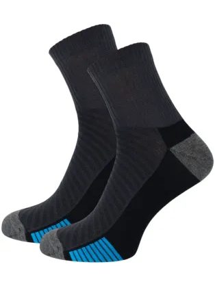 Grafitově modré pánské ponožky Active