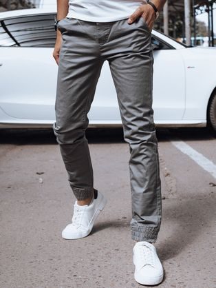 Fantastické šedé pánské jogger kalhoty