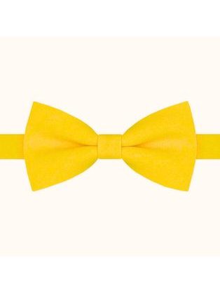 Výrazný žlutý pánský motýlek