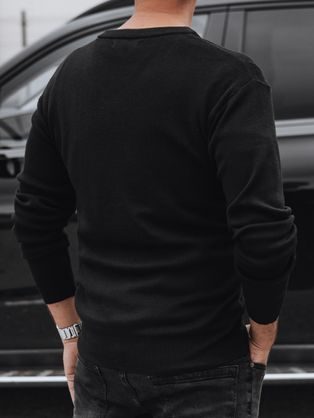 Trendy černý polorolák V1 SWTN-0100