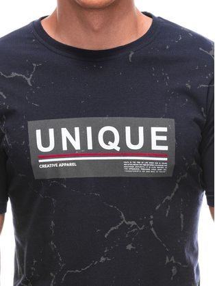 Granátové tričko s potiskem Unique S1793