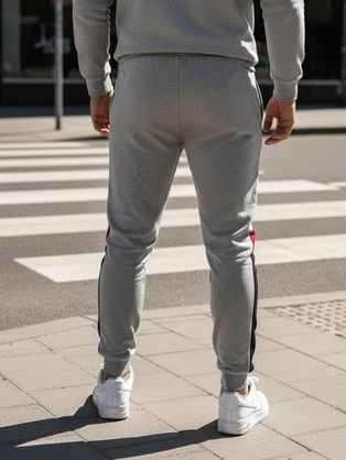 Stylová tmavě šedá bunda na zimu