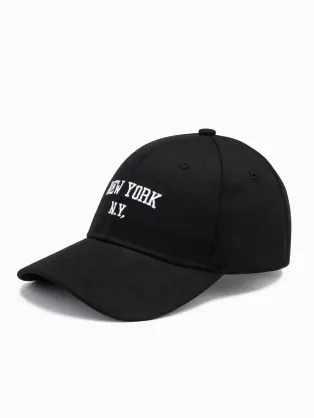 Trendy černá kšiltovka New York H172