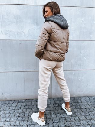 Dámská stylová světle béžová bunda Laro