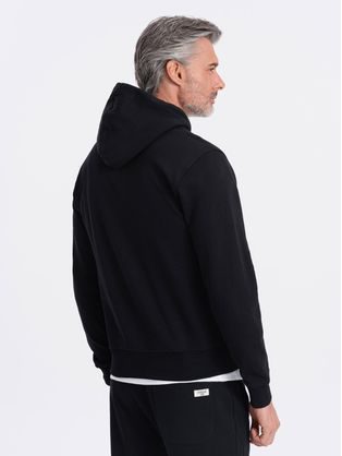 Trendy vínová mikina na zip V7 OM-SSBZ-0118