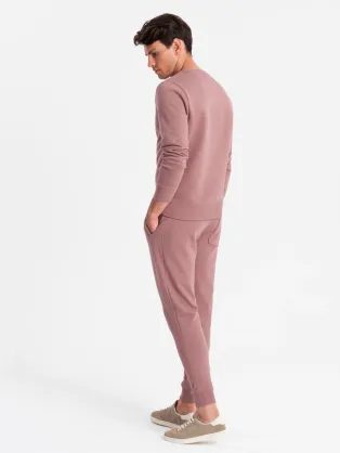 Chinos béžové kalhoty klasického střihu V2 PACP-0183