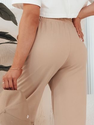 Dámské moderní béžové kalhoty Glappo