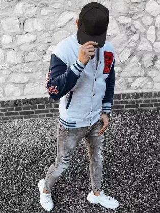 Základní pánská grafitová mikina s kapucí