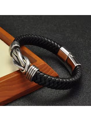 Kombinovatelný černý náramek z lávových kamenů