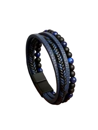 Modrý pánský náramek