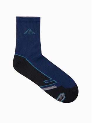 Termo bavlněné ponožky tmavě modré