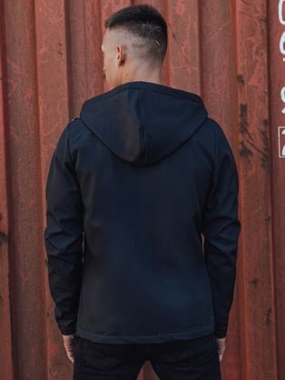 Modrá softshellová bunda pro muže