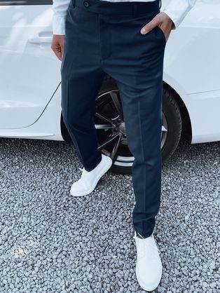 Zajímavé granátové pánské kalhoty