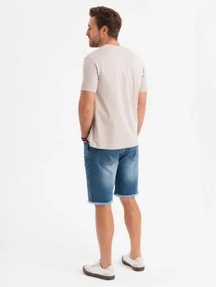 Stylové černé kraťasy W239