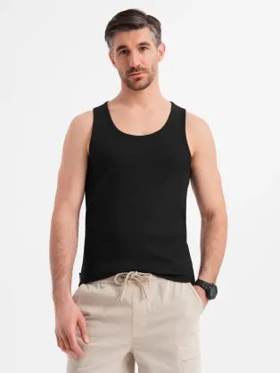 Základní pánské černé tílko V3 TSBT- 0239