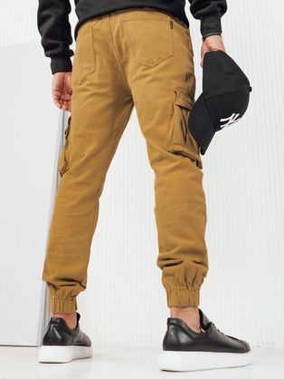 Trendy khaki jogger kalhoty V1 PAJO-0123