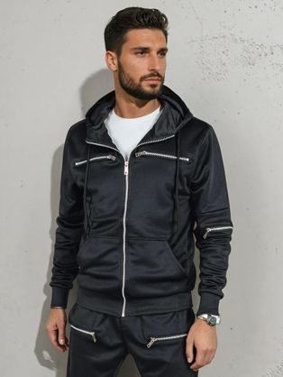 Tepláková souprava v tmavě-šedé barvě