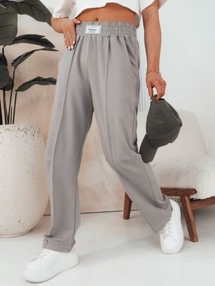Dámské moderní šedé kalhoty Glappo