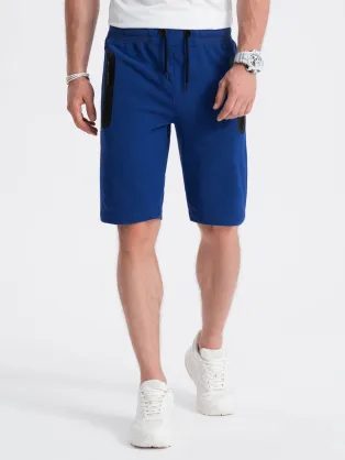 Stylové modré kraťasy W239