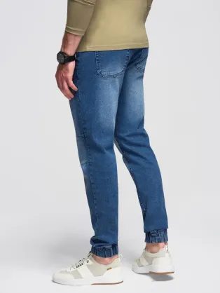 Jedinečné šedé džínové joggers V3 PADJ-0267