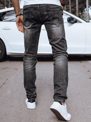 Stylové pánské modré džíny v trendy designu