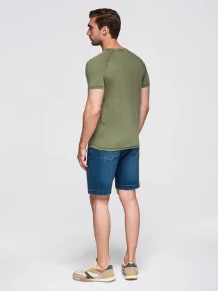 Bílé pánské tričko s módním potiskem V1 TSPT-0246