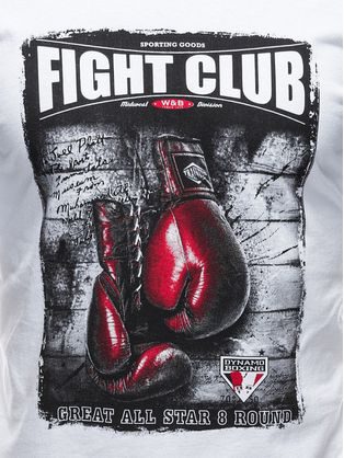 Bílé pánské tričko Fight S1861