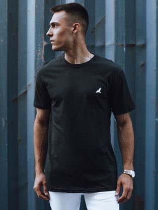 Trendy černé tričko s logem