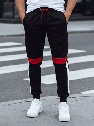 Pánské tepláky v černé barvě