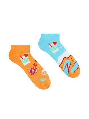Veselé kotníkové ponožky s letním motivem Pláž