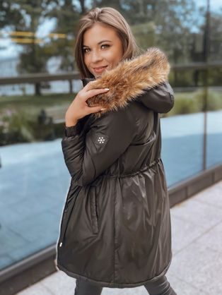 Moderní dámská černá bunda Sanah
