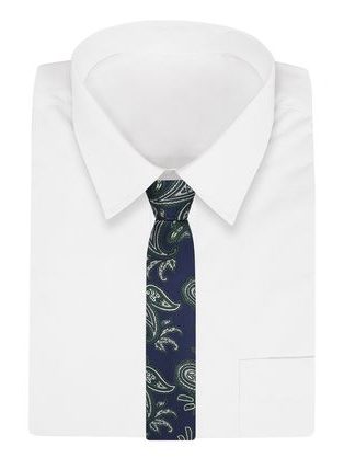 Výrazná granátově zelená kravata s originálním vzorem Alties