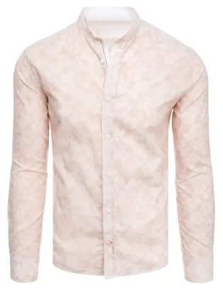 Elegantní růžová košile s krásným vzorem