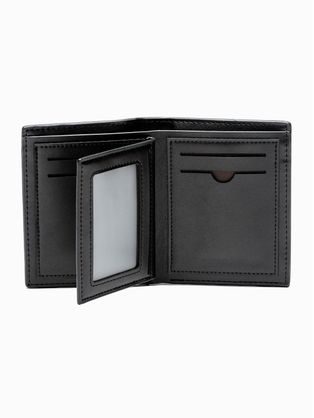 Zajímavá peněženka v černé barvě A626
