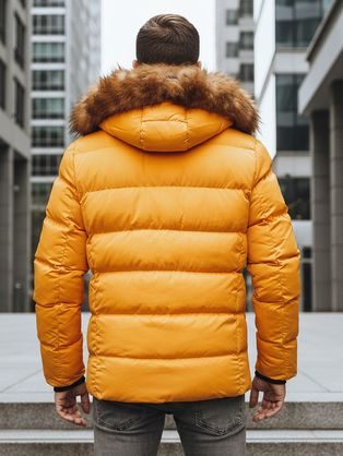 Stylová bordó prodloužená bunda na zimu