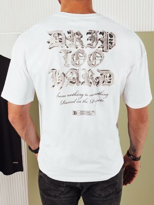 Originální bílé tričko s výrazným nápisem