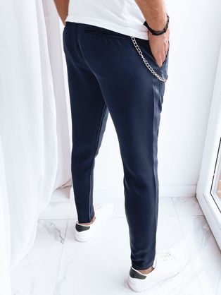 Trendy černé jedinečné jogger kalhoty P1383