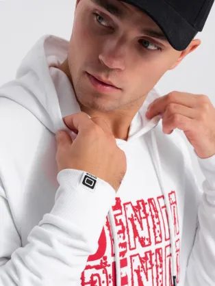 Atraktivní šedá mikina s popisem