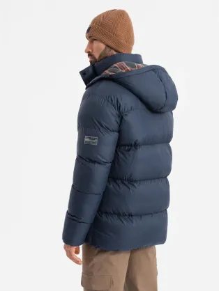 Nadčasová krémová pánská parka V1 JALJ-0166