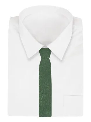 Elegantní zelená kravata s decentním vzorem