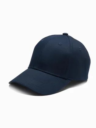 Jednobarevná tmavě modrá kšiltovka V2 ACCS-0105