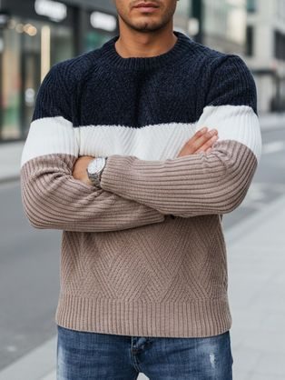 Antracitové tepláky s kontrastním pásem